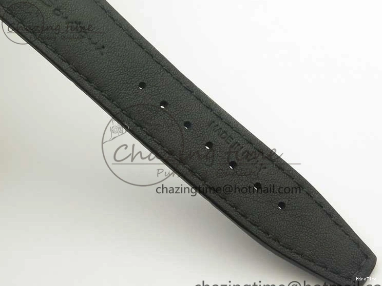MIROTIME 0812 Portofino Automatic SS MKF 1:1 Best Edition White Dial On Black Leather Strap MIYOTA 9015 V Original 7204